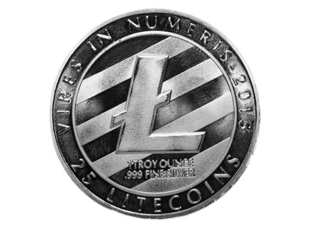 Silver coin Litecoin