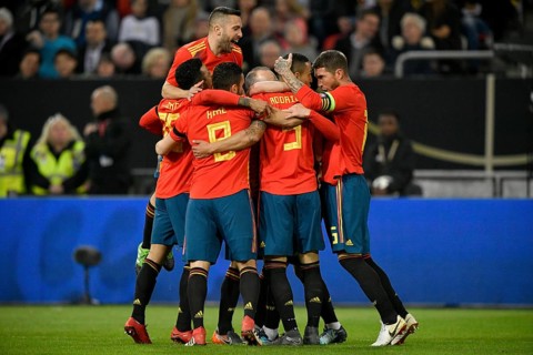 Goal Celebration National Team Spain