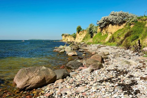 Baltic Sea coast in spring