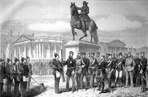 Order ceremony on the Palace Square in Versailles by the Crown Prince of Prussia on 27th of September