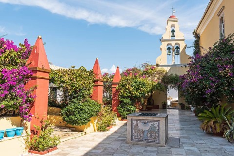 Bell tower in the courtyard