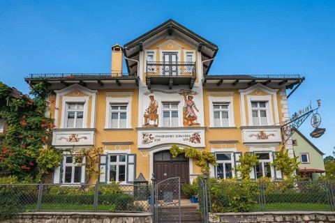 House of the tin foundry Schweizer in Diessen at Lake Ammer