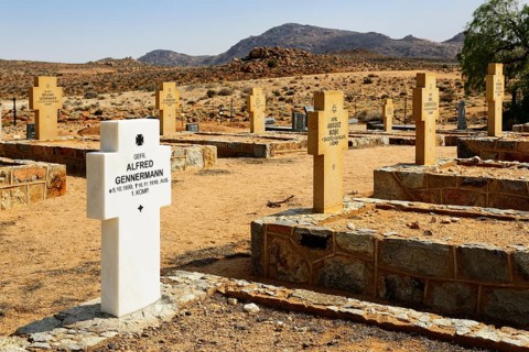 Military cemetery at Klein-Aus