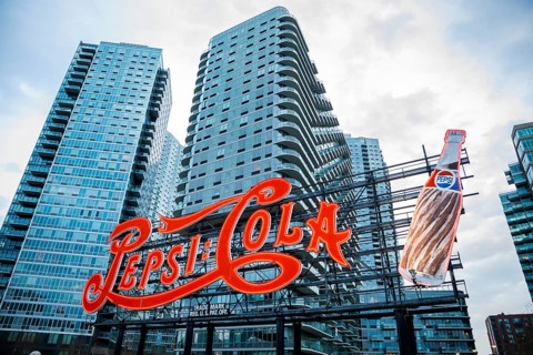 Historic Pepsi-Cola neon sign