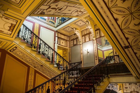 Staircase in the Achilleion palace