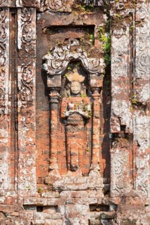 Fassade of temple ruins