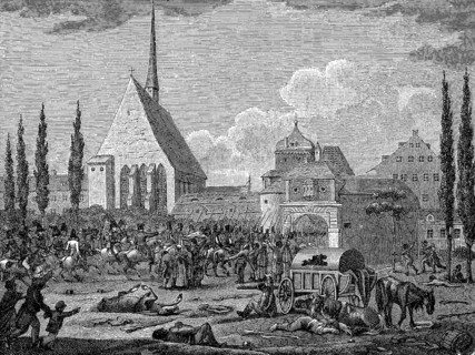 Entry of the Allies in Leipzig on October 13