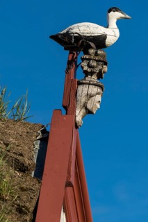 Decorated gable