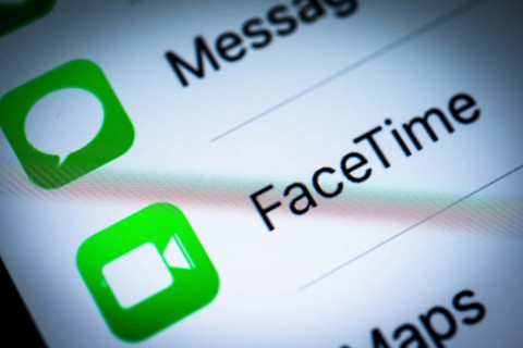 Facetime displayed on an iPhone