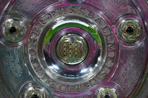 Championship trophy of the 1st Bundesliga