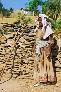 Farmer from the Tigray ethnic group
