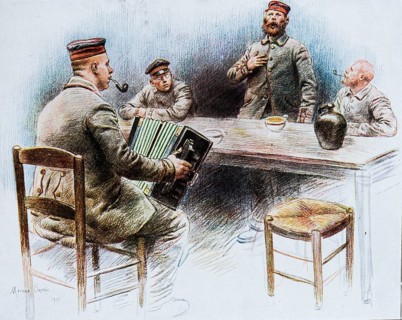 German war prisoners at Dinan camp