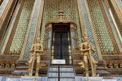 Entrance with Yaksha Guardian Figures