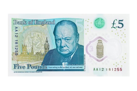 New five pound note
