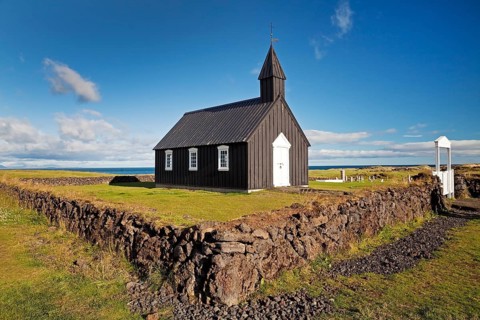 Black Wooden Church