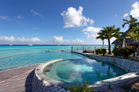 Pool by the sea