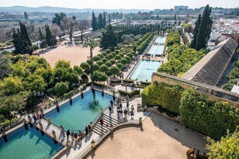 View of the Alcazar Garden