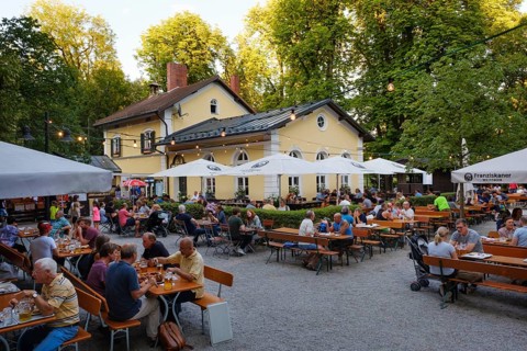 Beer garden Zum Flaucher