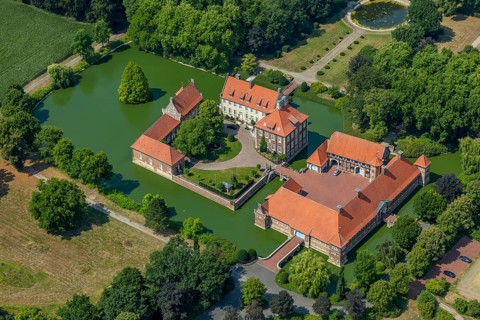 Moated castle