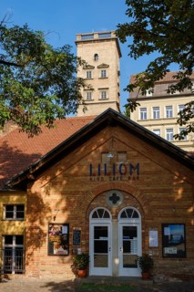 Unterer Brunnenturm and Cinema Cafe Liliom