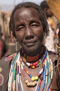 Married elderly woman from Arbore tribe