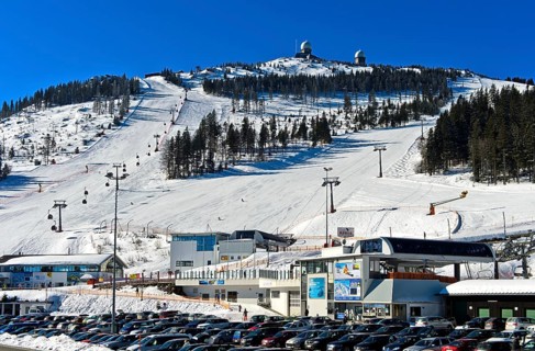 Ski area on the Grosser Arber mountain