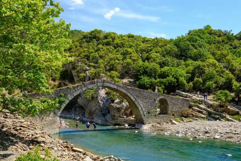 Ottoman stone arch bridge Ura e Kadiut