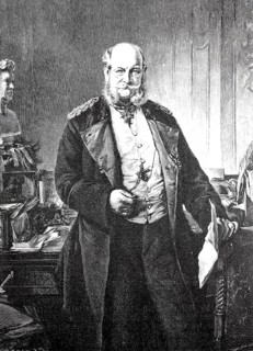 Kaiser Wilhelm in his study