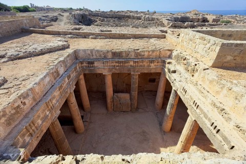 Archaeological excavation site