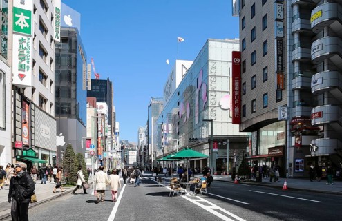 Shopping street Chuo-dori