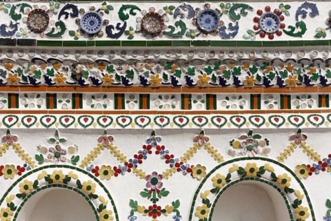 Chinese porcelain mosaic