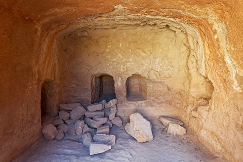 Archaeological excavation site
