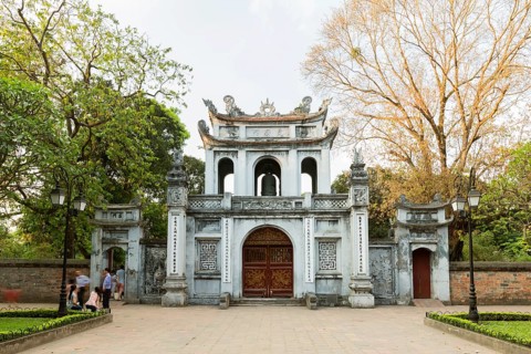 Main entrance to the Temple of literature