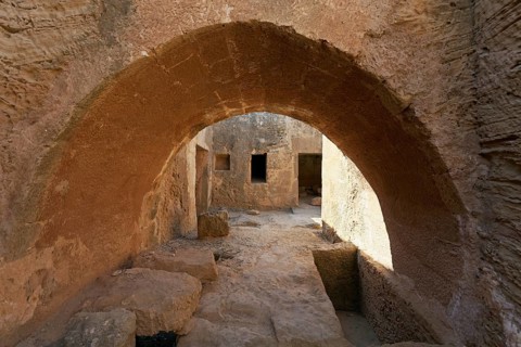 Archaeological excavation site