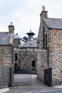 Entrance to Whisky Distillery Highland Park