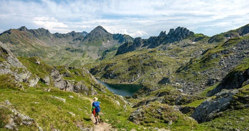 Hikers at Brettersee