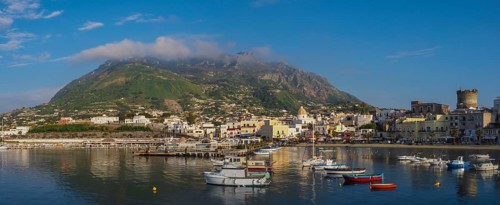 Harbor with fishing boats