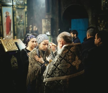 Exorcism during an Orthodox Mass in the Church