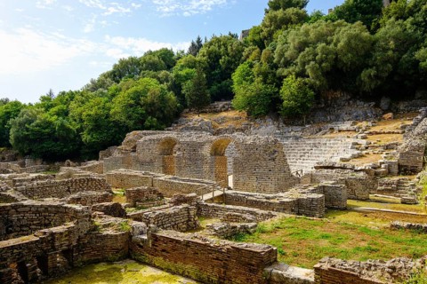 Baths and Roman theater