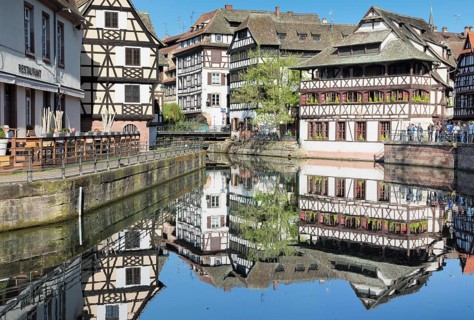 Half-timbered houses