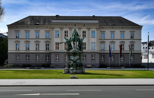 Kaiser Wilhelm Monument in front of the Ministry of Justice