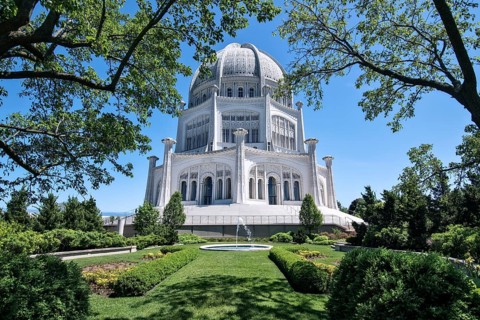 Sacral building The Bahai House of Worship