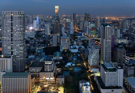 View from Lebua State Tower at dusk