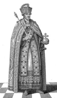 Leopold II in the imperial regalia