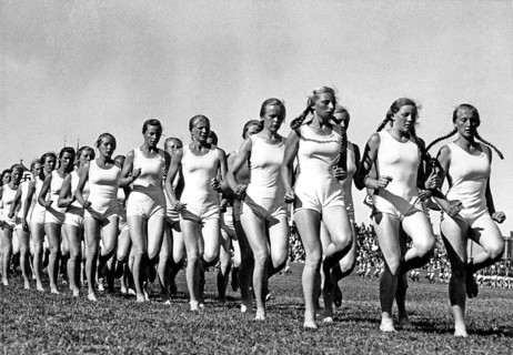 Women jogging