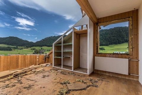 Penthouse of a house that will be demolished