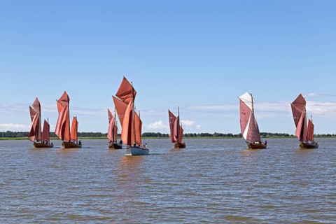 Zeesboots on Saaler Bodden