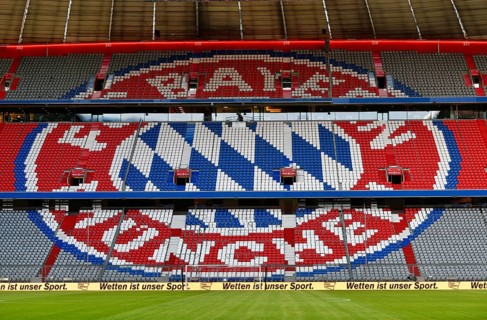 New design of the grandstand seats