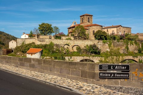 Village of Vieille Brioude on the Allier River