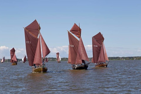 Zeesboots on Saaler Bodden